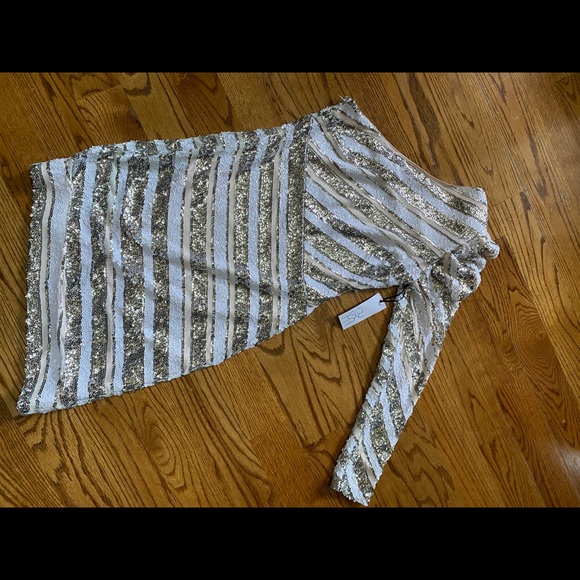 RYSE The Label One Shoulder Sequin Dress NWT - Picture 7 of 8
